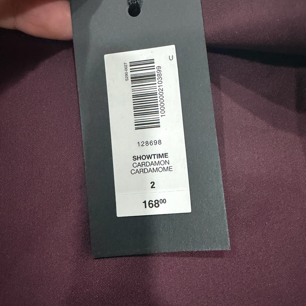 Aritzia Strapless Dress in Deep Purple - Picture 5 of 6